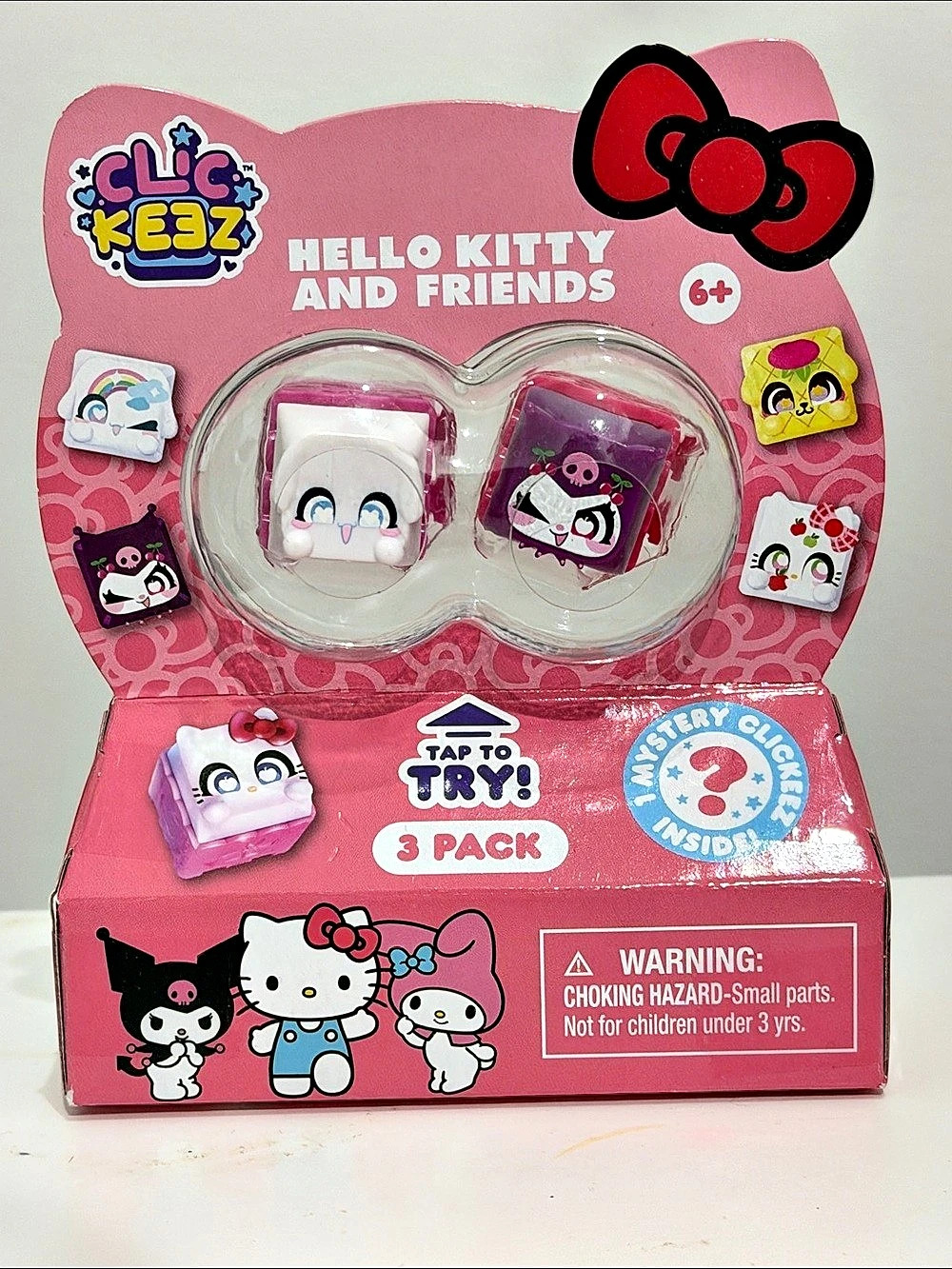 Hello Kitty Clickeez Hello Kitty and Friends 3 Pack Clickeez 3 Pack Charms NWT